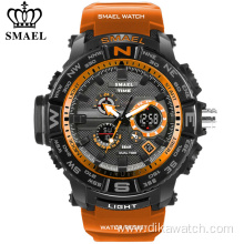 SMAEL brand dual display watch men LED digital